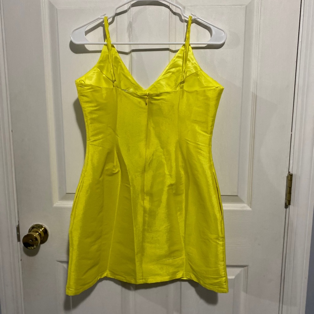 Yellow Mini Dress